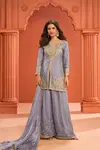 Ishani By Gulkayra Fandy Silk Designer Readymade Suits Exporters In India